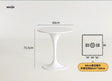 PUMPKIN BOX Round Tulip Dining Table from PUMPKIN BOX