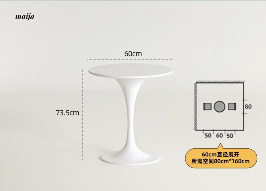 PUMPKIN BOX Round Tulip Dining Table from PUMPKIN BOX
