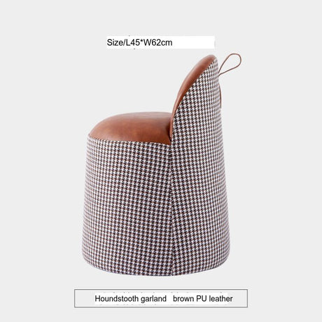 NIYE Juniper Cozy Soft Fabric Stool from NIYE