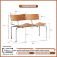 NIYE Callahan Rustic Solid Wood Bedroom Bench from NIYE