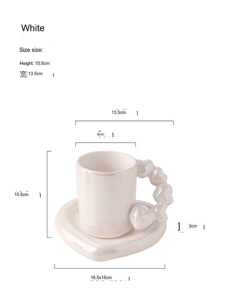 LIVETAI Marisol Charming Ceramic Coffee Cup from LIVETAI