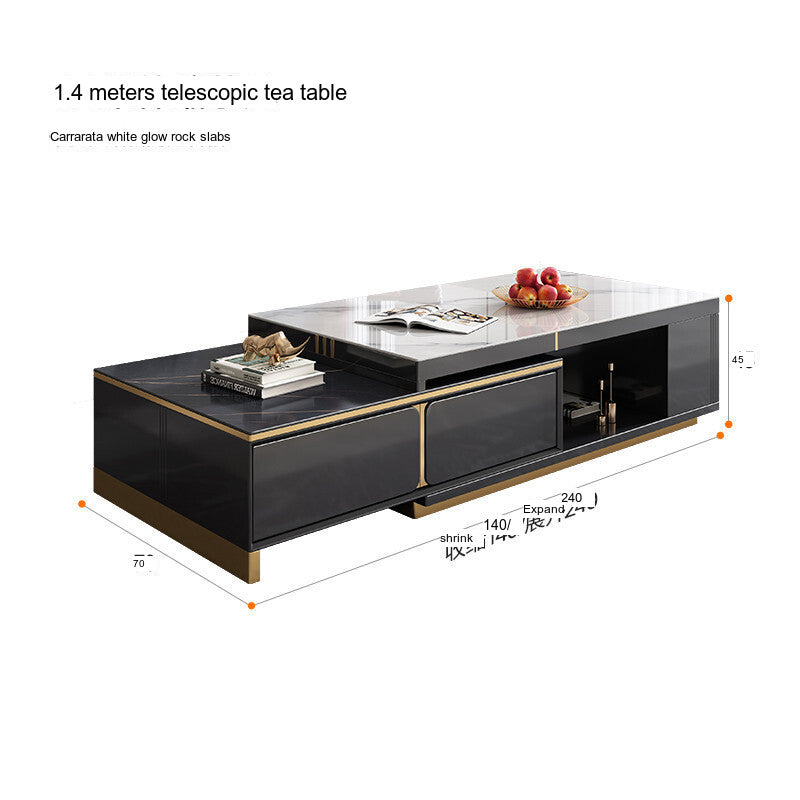 QUANMU Santiago Elegant Minimalist Coffee Table from QUANMU