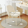 XIMIKA Calantha Elegant Plush Makeup Chair from XIMIKA