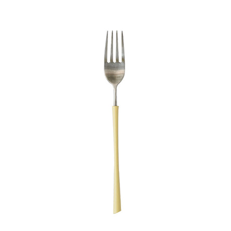 MOMO'S TALK Santiago Stylish Yellow Stainless Steel Fork Set from MOMO'S TALK