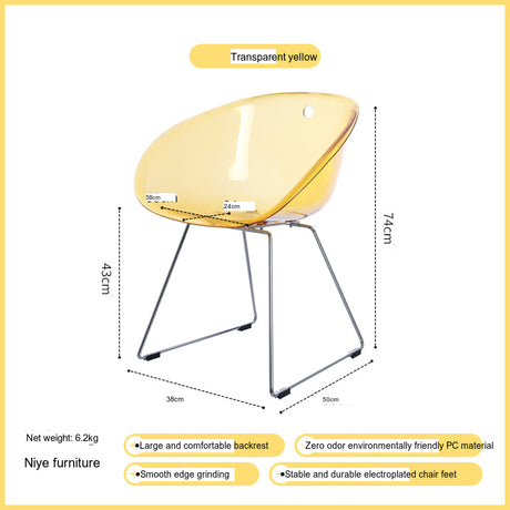 NIYE Elowen Modern Chic Acrylic High Chair from NIYE