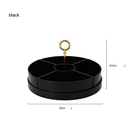 EPIUS Thimbu Elegant Four-Compartment Snack Plate from EPIUS