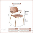 NIYE Marisabel Vintage Solid Wood Leisure Chair from NIYE