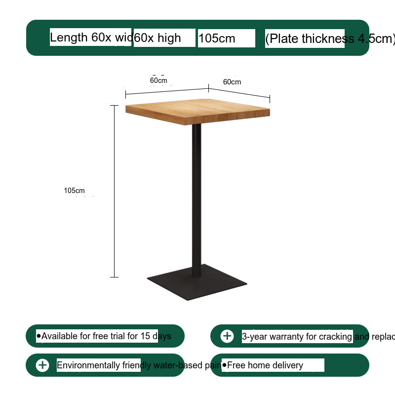 WEIMEI Lucia Rustic Industrial Bar Table from WEIMEI
