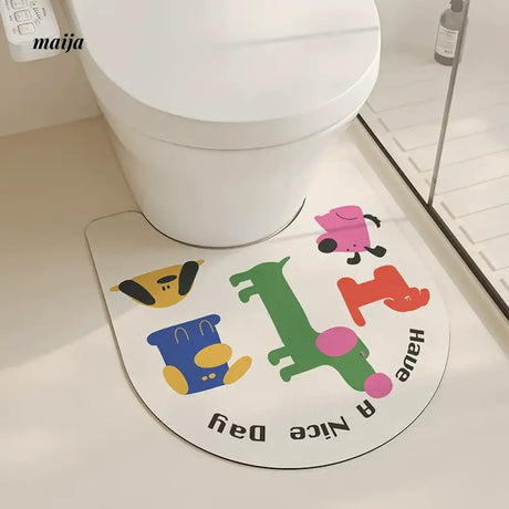 Have a Nice Day Bath Mat from maija