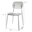 NIYE Isadora Minimalist Acrylic Dining Chair from NIYE