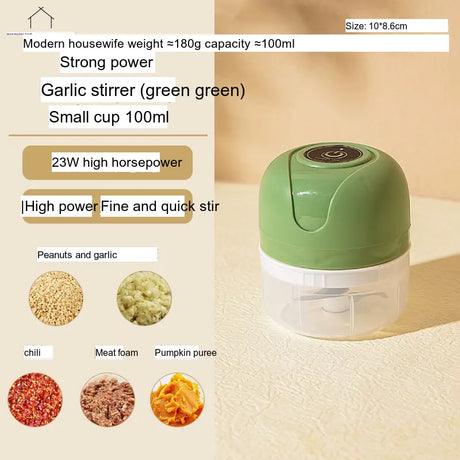MH Elowen Ergonomic Electric Garlic Crusher from MH