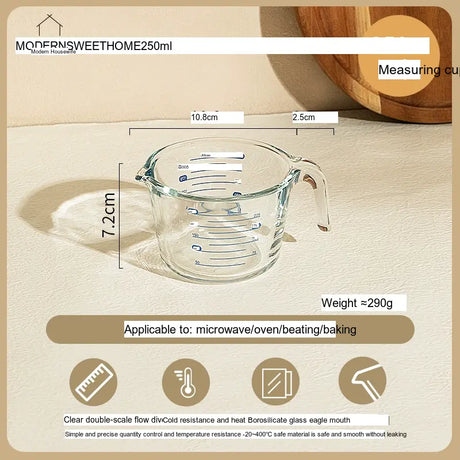 MH Alhambra Ultra-Precise Heat-Resistant Measuring Cup Set from MH