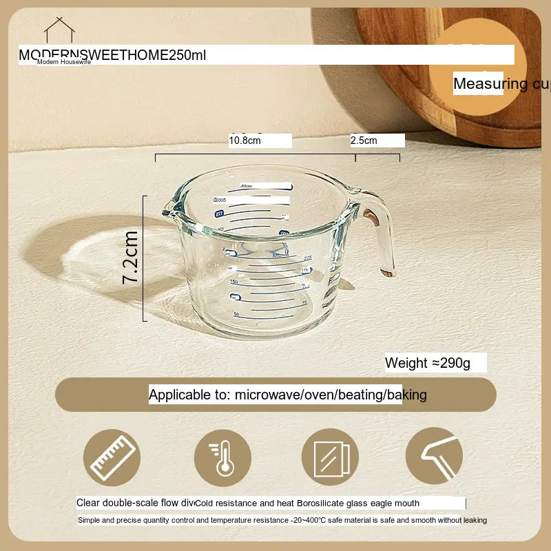 MH Alhambra Ultra-Precise Heat-Resistant Measuring Cup Set from MH