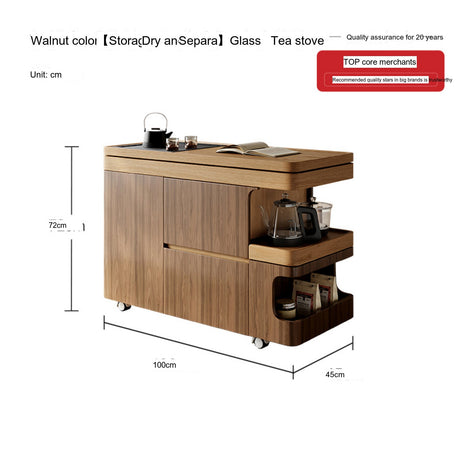 QUANMU Isamu Elegant Rotatable Teacart from QUANMU