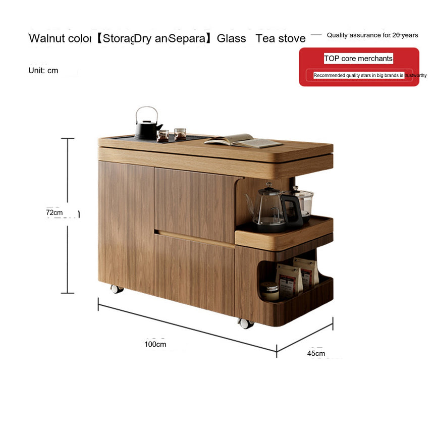 QUANMU Isamu Elegant Rotatable Teacart from QUANMU