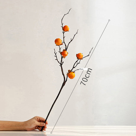 JUHAN Thalassa Lush Decorative Simulation Persimmon Branches from JUHAN