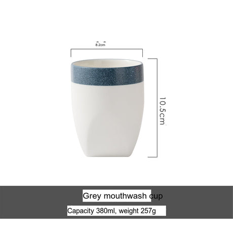 TIANRUN Liandor Elegant Ceramic Soap Holder Mouthwash Set from TIANRUN