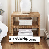 GENJI Isadora Eco-Friendly Woven Rattan Bedside Table from GENJI