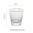 LIVETAI Adriano Elegant Golden Border Glass Cup from LIVETAI