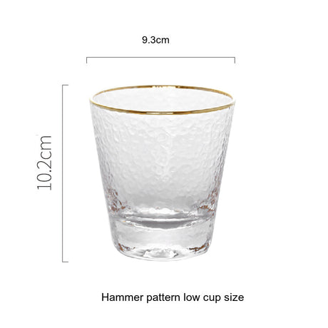LIVETAI Adriano Elegant Golden Border Glass Cup from LIVETAI
