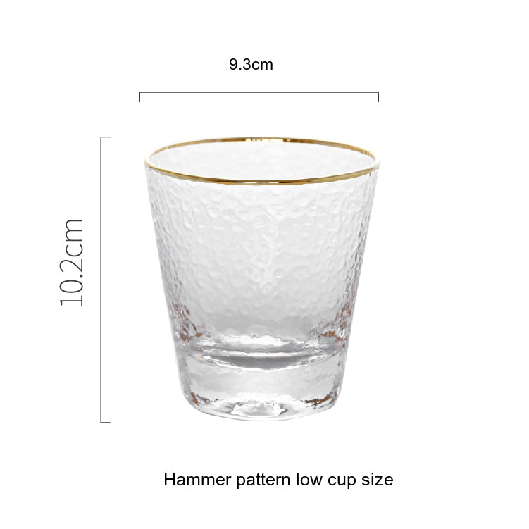 LIVETAI Adriano Elegant Golden Border Glass Cup from LIVETAI