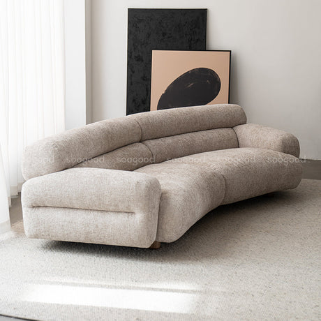 SOOGOOD Cedric Artful Scandinavian Crooked Cloth Sofa from SOOGOOD