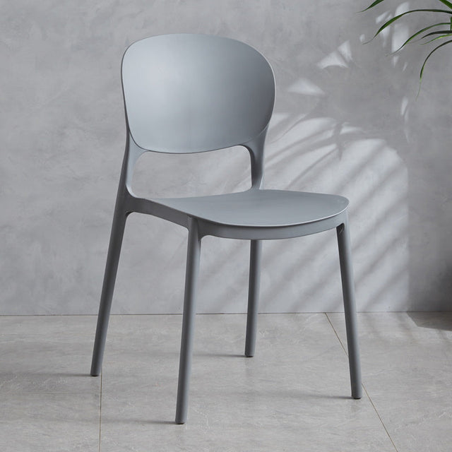 A&D Callidora Minimalist Durable Plastic Dining Chair from A&D