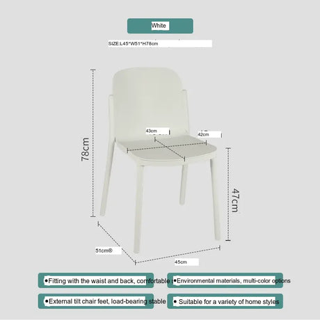 ABOUT WHITE Alaric Sleek Ergonomic High Chair from ABOUT WHITE