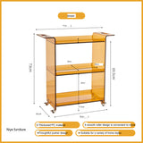 NIYE Aislinn Transparent Nordic Sofa Side Table from NIYE