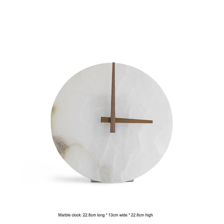 VAVINCI Isolde Elegant Minimalist Marble Clock Ornament from VAVINCI