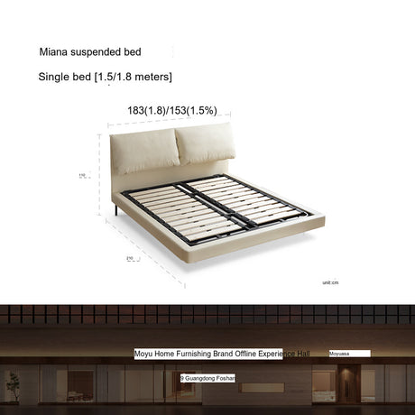 MOYU Santiago Elegant Modern Suspension Bed from MOYU