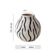 LIVETAI Marquess Hand-Painted Zebra Pattern Vase Decor from LIVETAI