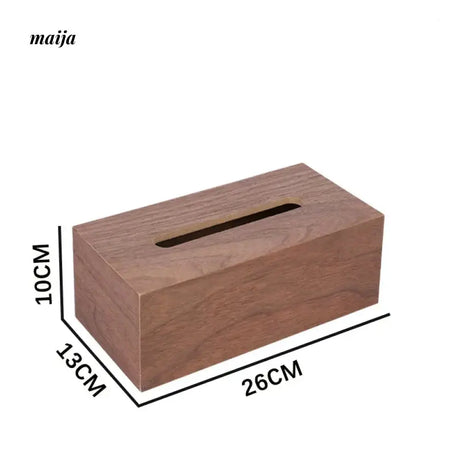MUSN Elegant Wooden Tissue Box from MUSN