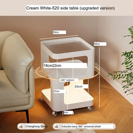 XIMIKA Elowen Elegant Mobility Cream Coffee Table from XIMIKA