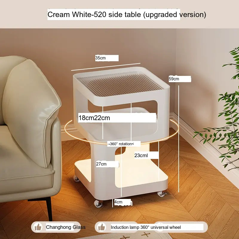 XIMIKA Elowen Elegant Mobility Cream Coffee Table from XIMIKA