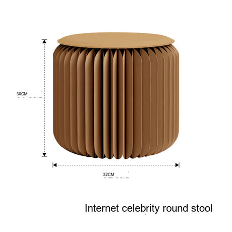 SHIBA Makoto Stylish Compact Round Stool from SHIBA