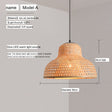 BOJI Haruki Elegant Bamboo Ceiling Lamp from BOJI