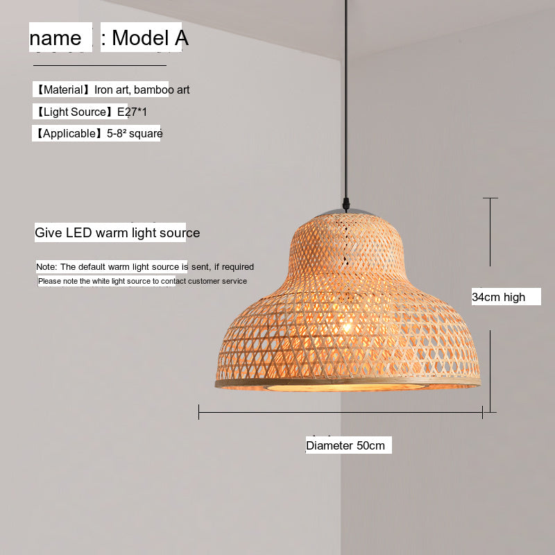 BOJI Haruki Elegant Bamboo Ceiling Lamp from BOJI