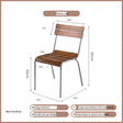 NIYE Ashtyn Rustic Simple Retro Nordic Dining Chair from NIYE