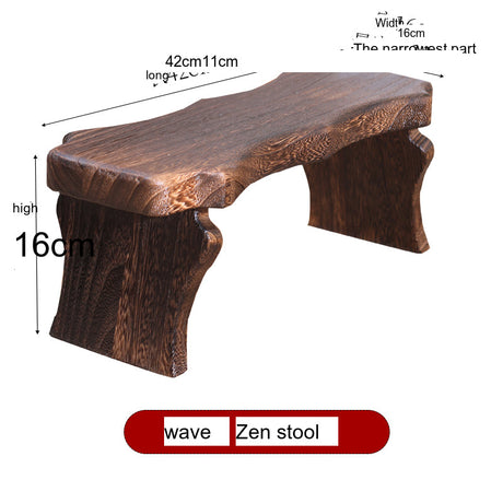 PAULOWNIA Thimbleton Organic Solid Wood Meditation Bench from PAULOWNIA