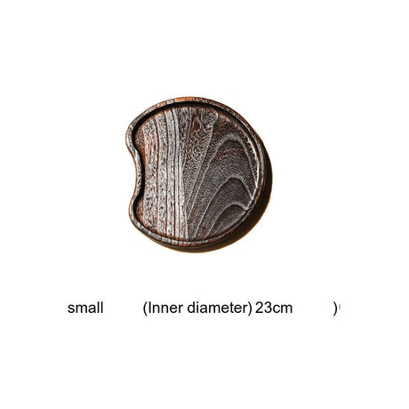 PAULOWNIA Katsumi Elegant Roasted Wood Tray from PAULOWNIA
