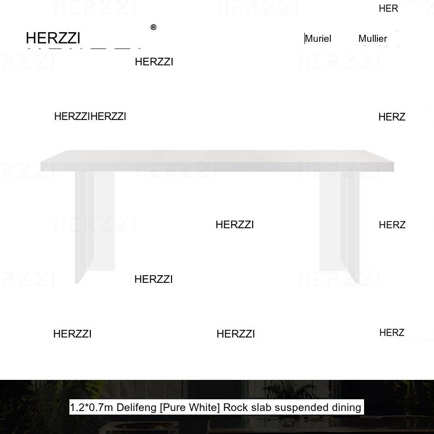 HERZZI Tamsin Stylish Black Acrylic Dining Table from HERZZI