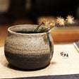 PAULOWNIA Haruki Elegant Handmade Pottery Vase from PAULOWNIA