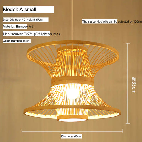 BOJI Hoshiko Elegant Bamboo Light Living Room Lamp from BOJI