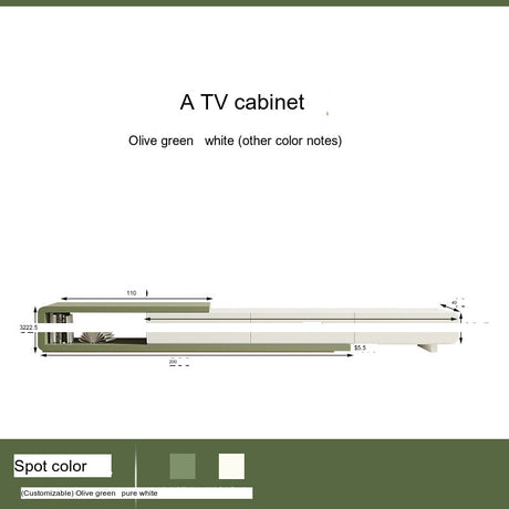 KOCU HOME Elowen Chic Solid Wood TV Cabinet from KOCU HOME