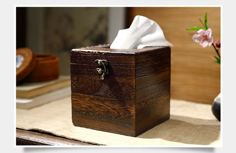 PAULOWNIA Haruka Eco-Friendly Square Storage Box from PAULOWNIA