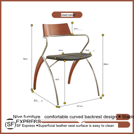 NIYE Calista Creative Bauhaus Armrest Leisure Chair from NIYE