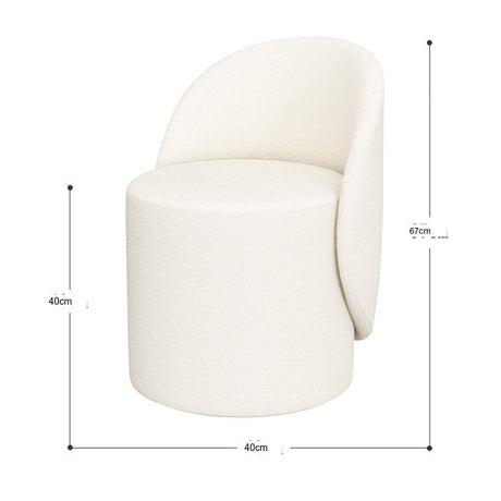 FANMINGDI Elowen Sleek Modern Makeup Stool from FANMINGDI