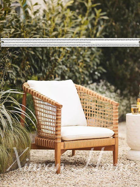 GENJI Hiroshi Elegant Rattan Leisure Chair from GENJI