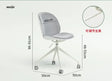 PUMPKIN BOX Nordic Rotating Office Chair from PUMPKIN BOX
